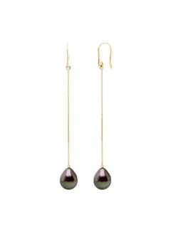 Atelier Victoire Promos Magasin 30 Boucles D'Oreilles Perles De Tahiti - Or - Tanya