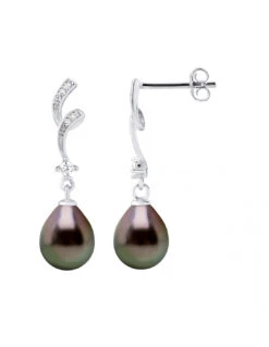 Atelier Victoire Promos Magasin 34 Boucles D'Oreilles Perles De Tahiti - Argent - Nana