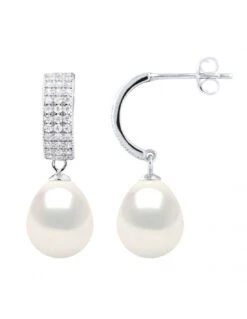 Atelier Victoire Promos Magasin 26 Boucles D'Oreilles Perles De Culture - Argent - Philippine