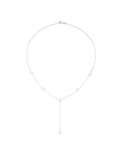 Collier Cravate Perle De Culture - Or - Elia